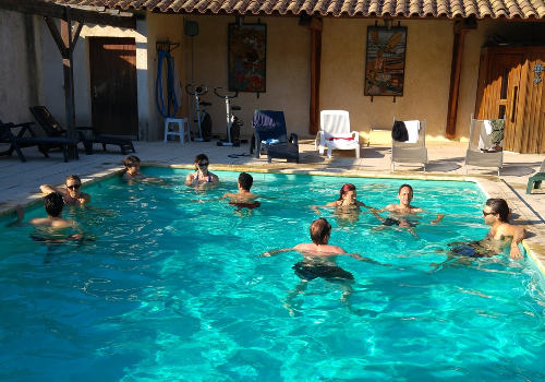 Daily Scrum à la piscine